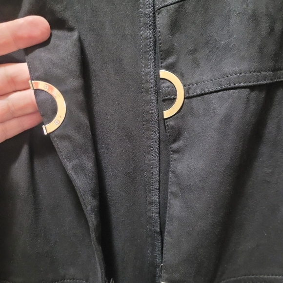 Marie Claire Black Blazer Light Jacket L - Picture 4 of 9